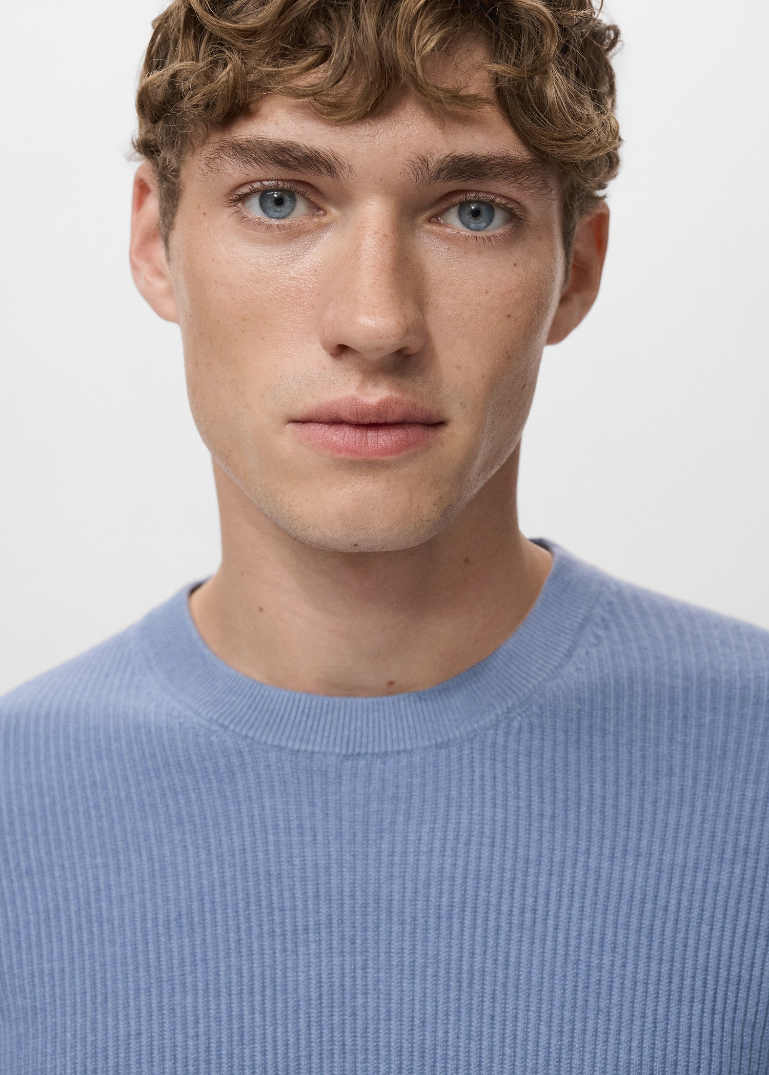 Mango sweater antigua in Porcelain - D1