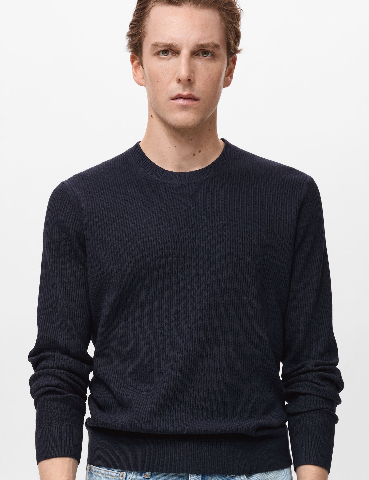 Mango sweater antigua in Navy