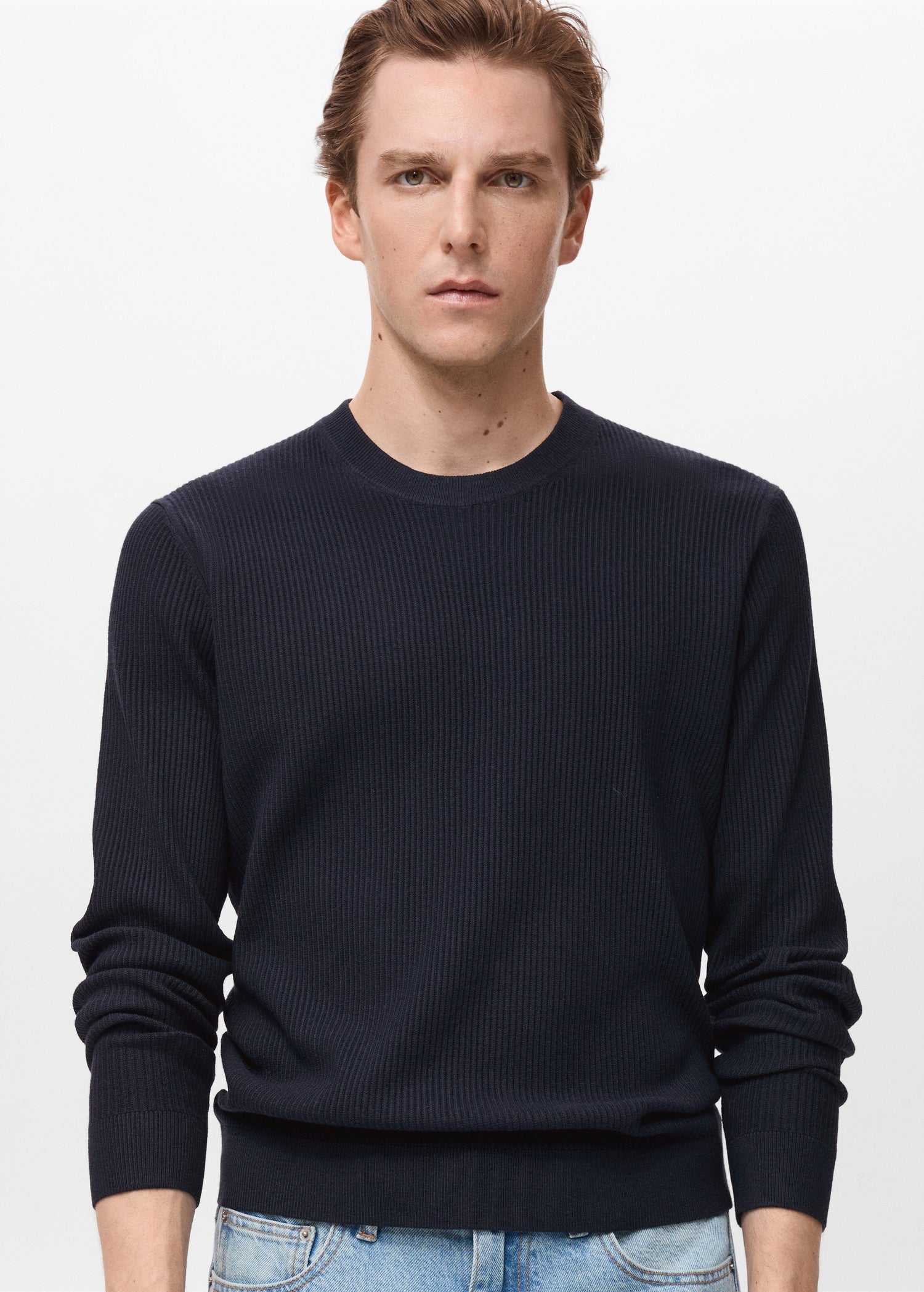 Mango sweater antigua in Navy