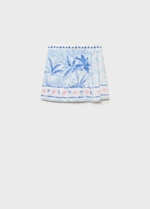 Mango skirt phiphi in blue
