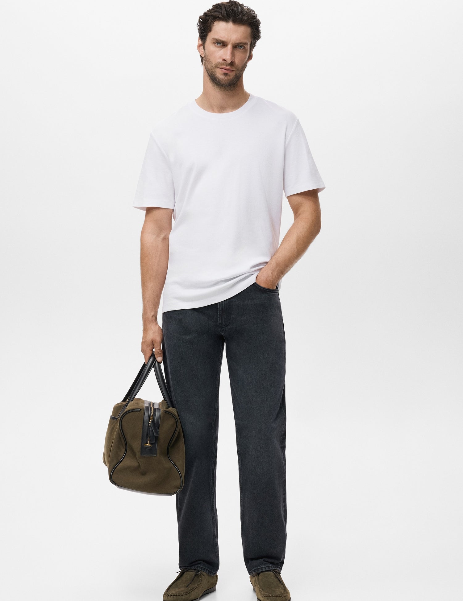 Mango t-shirt kimi in White - 99999999_01