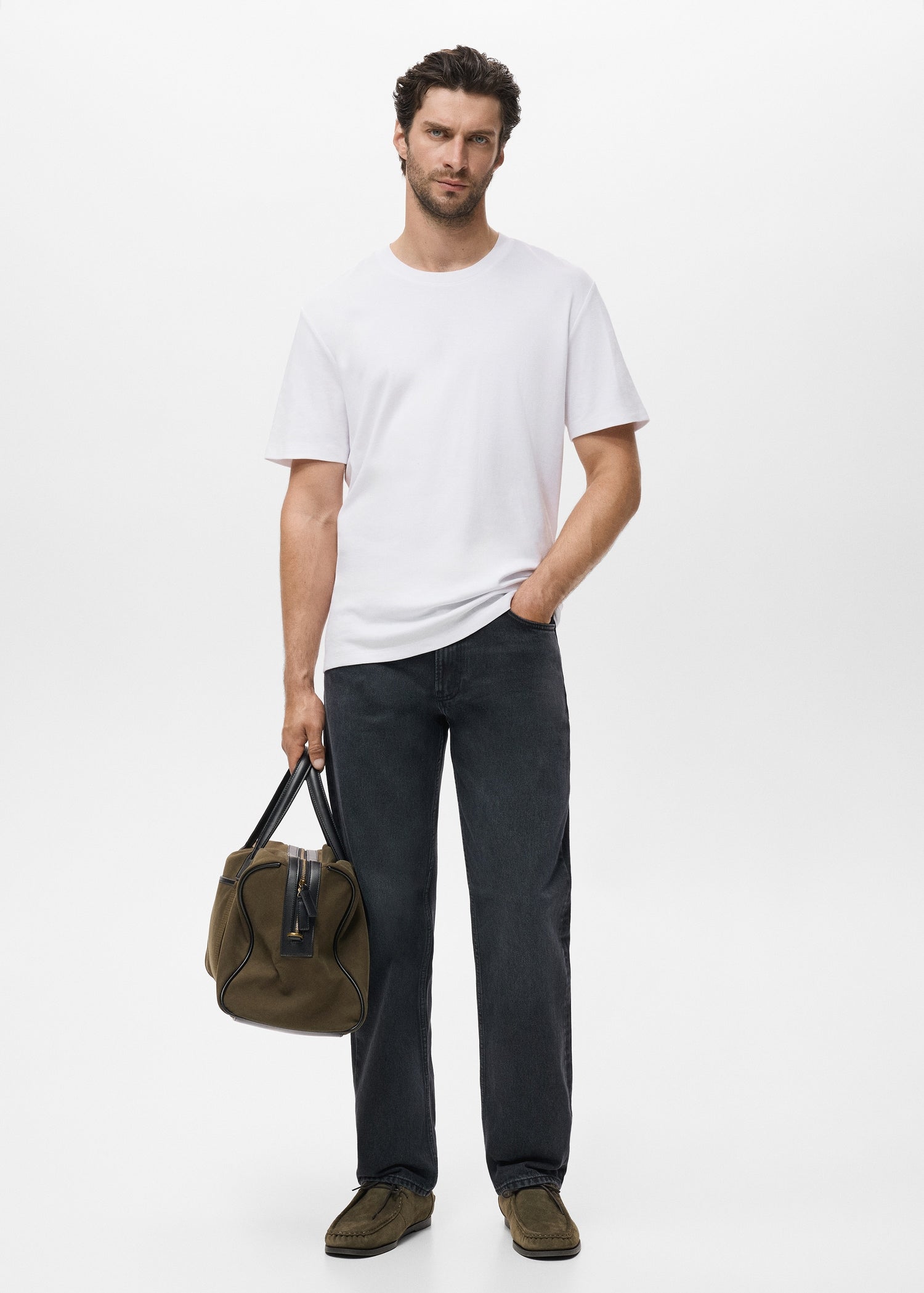 Mango t-shirt kimi in White - 99999999_01