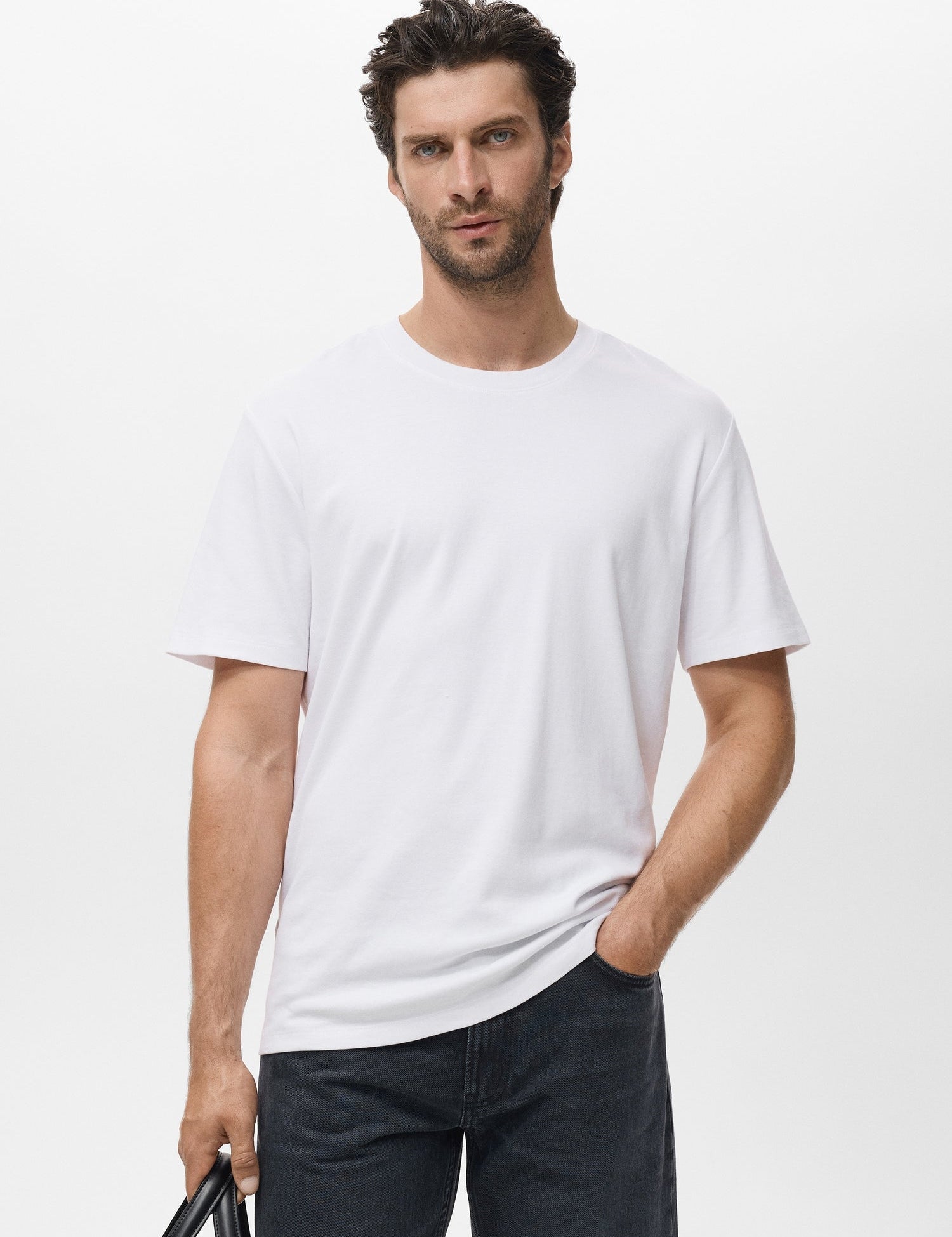Mango t-shirt kimi in White