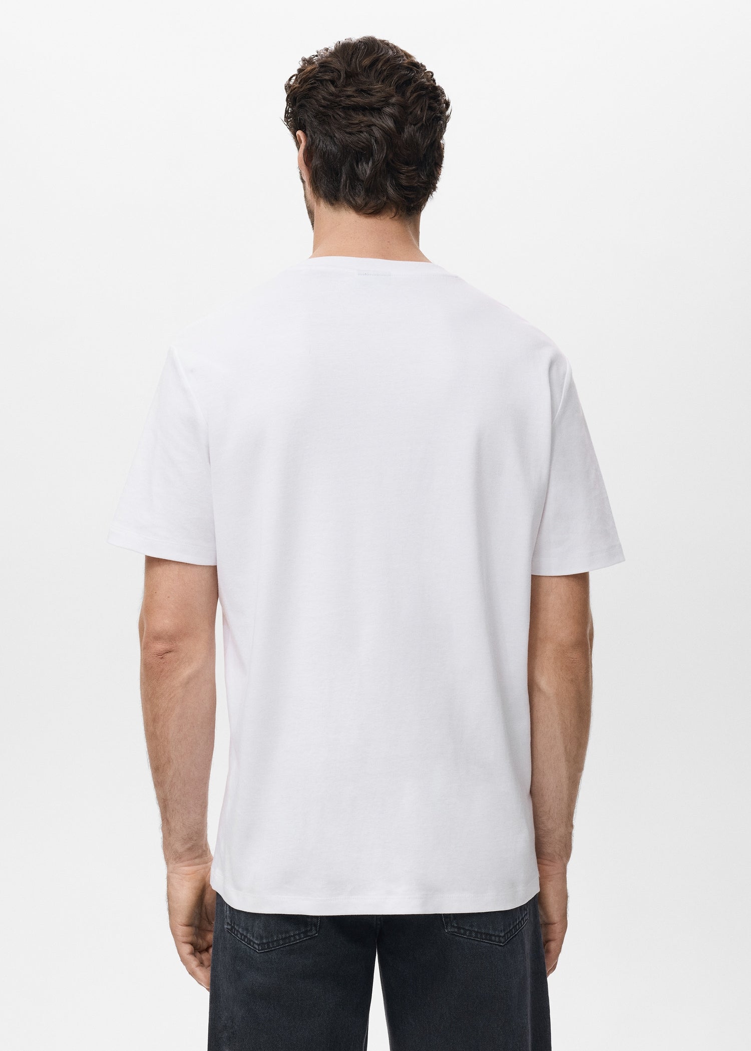 Mango t-shirt kimi in White - R
