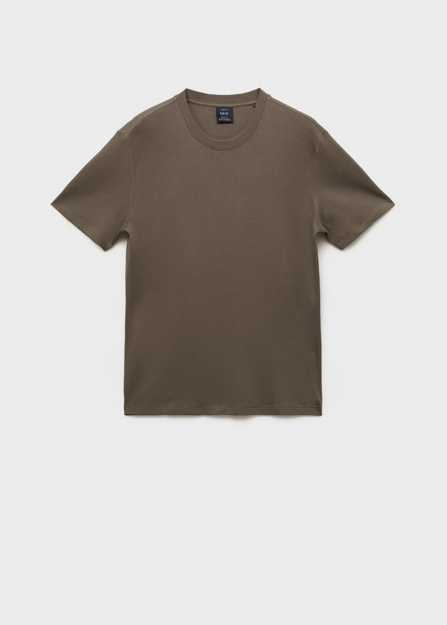 Mango t-shirt kimi in Taupe - B