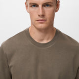 Mango t-shirt kimi in Taupe - D1