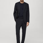 Mango t-shirt kimi in Navy - 99999999_01