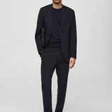 Mango t-shirt kimi in Navy - 99999999_01