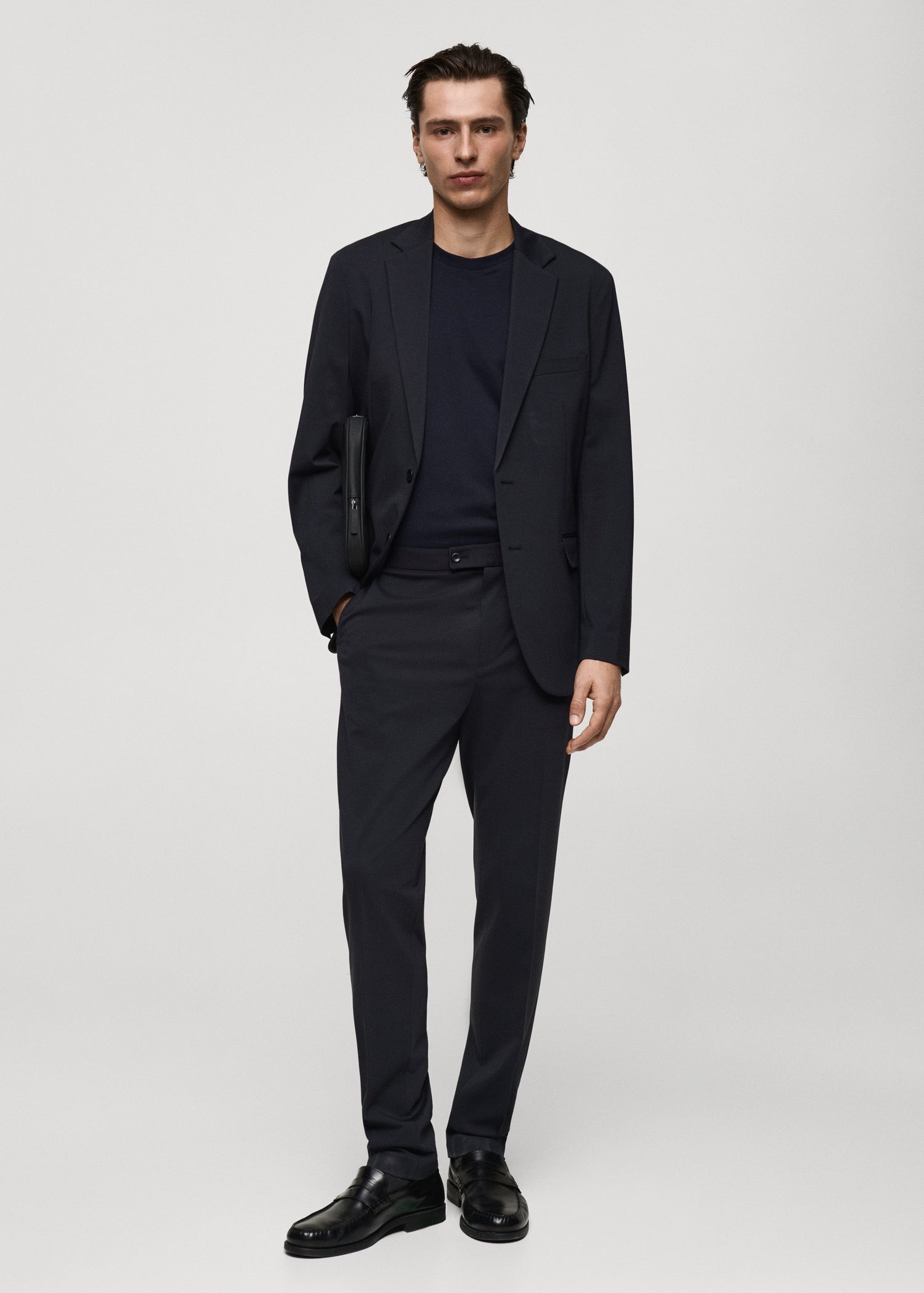 Mango t-shirt kimi in Navy - 99999999_01