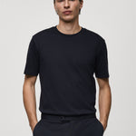 Mango t-shirt kimi in Navy