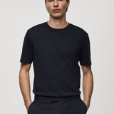 Mango t-shirt kimi in Navy