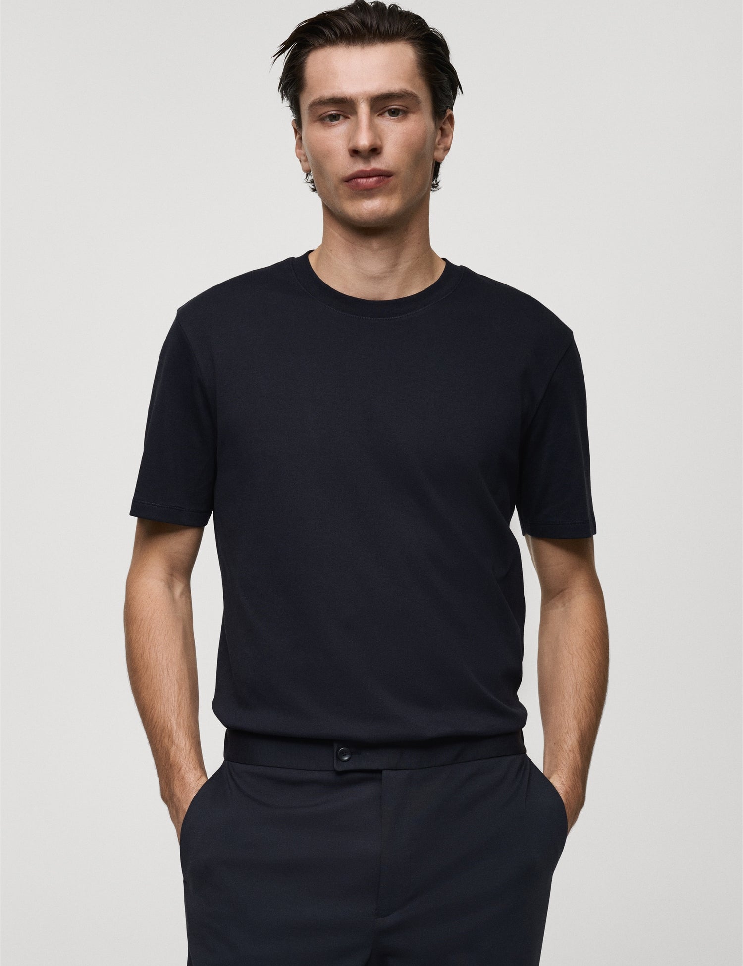 Mango t-shirt kimi in Navy