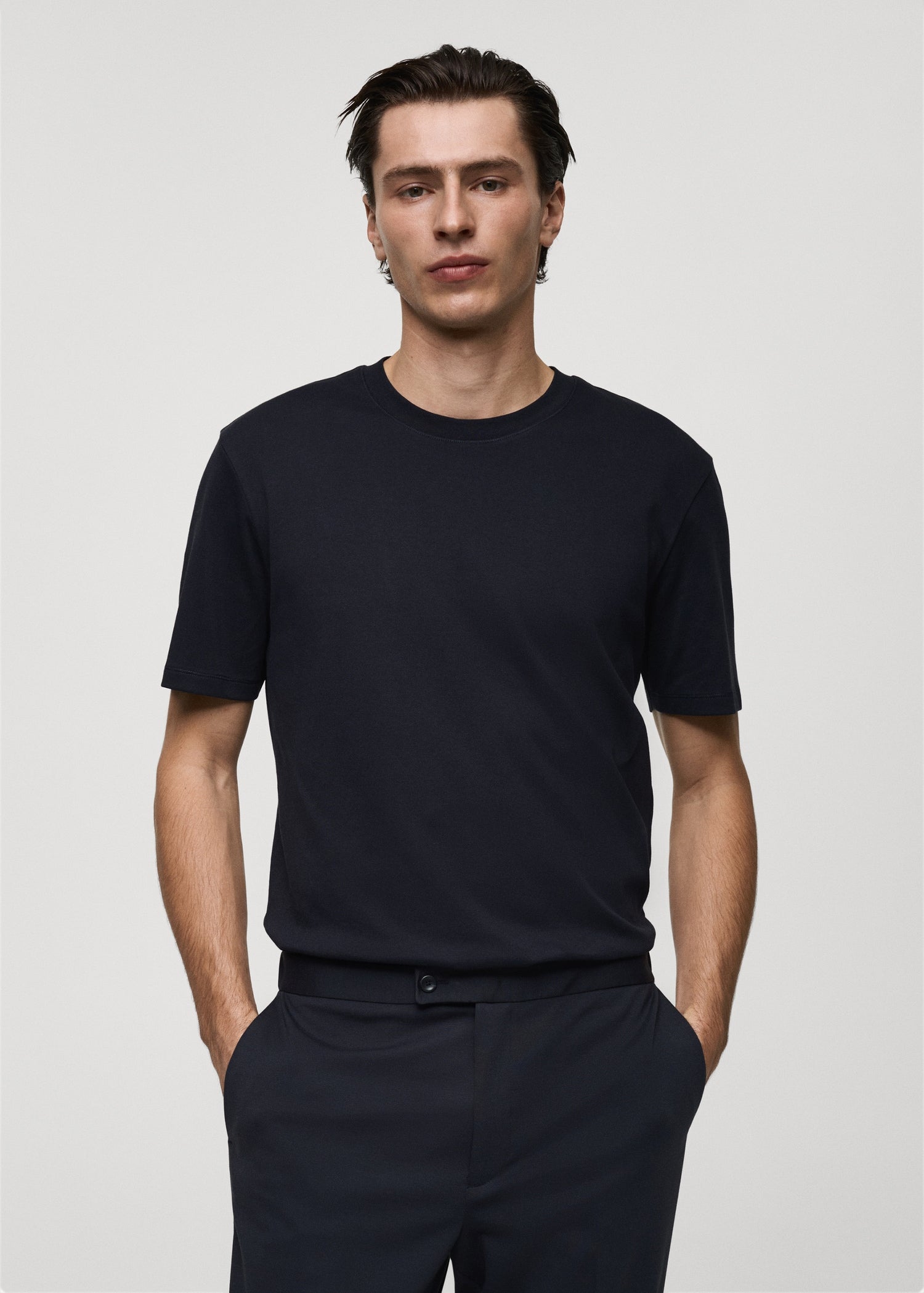 Mango t-shirt kimi in Navy