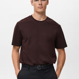 Mango t-shirt kimi in Wine