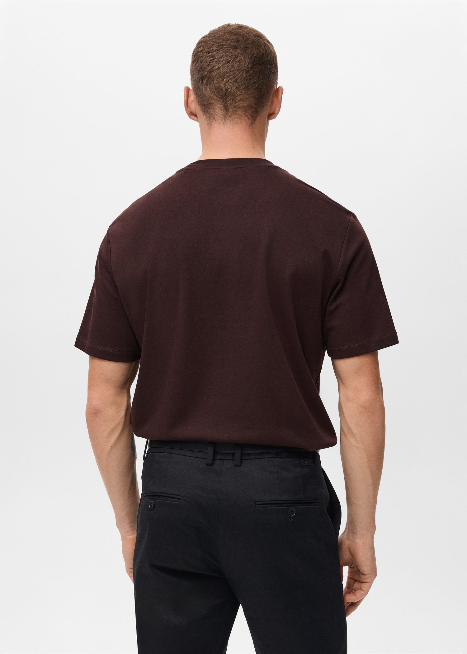 Mango t-shirt kimi in Wine - R