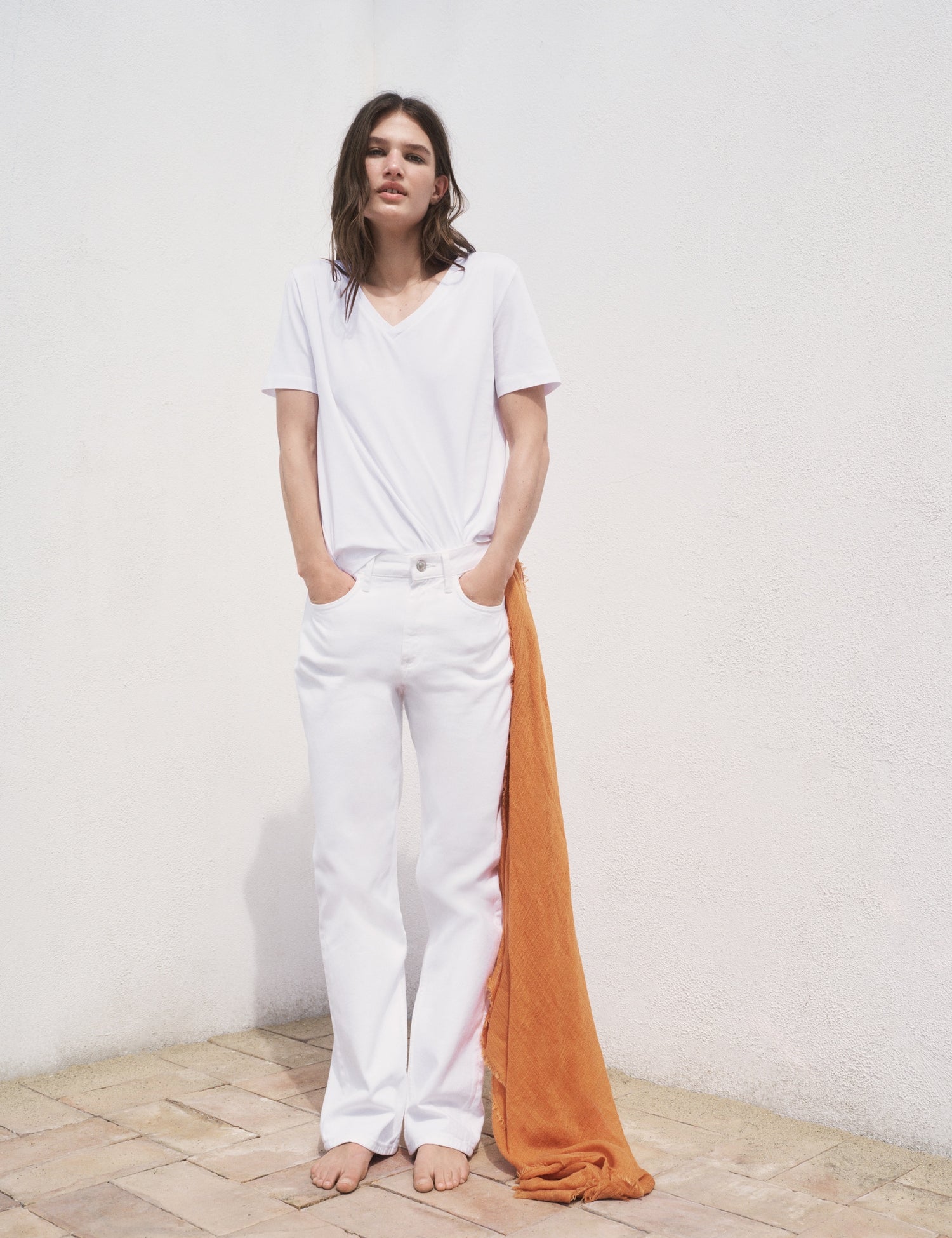 Mango t-shirt chalspic in White - 99999999_01