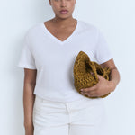 Mango t-shirt chalspic in White - D5