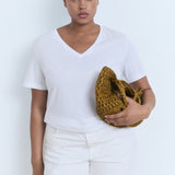 Mango t-shirt chalspic in White - D5