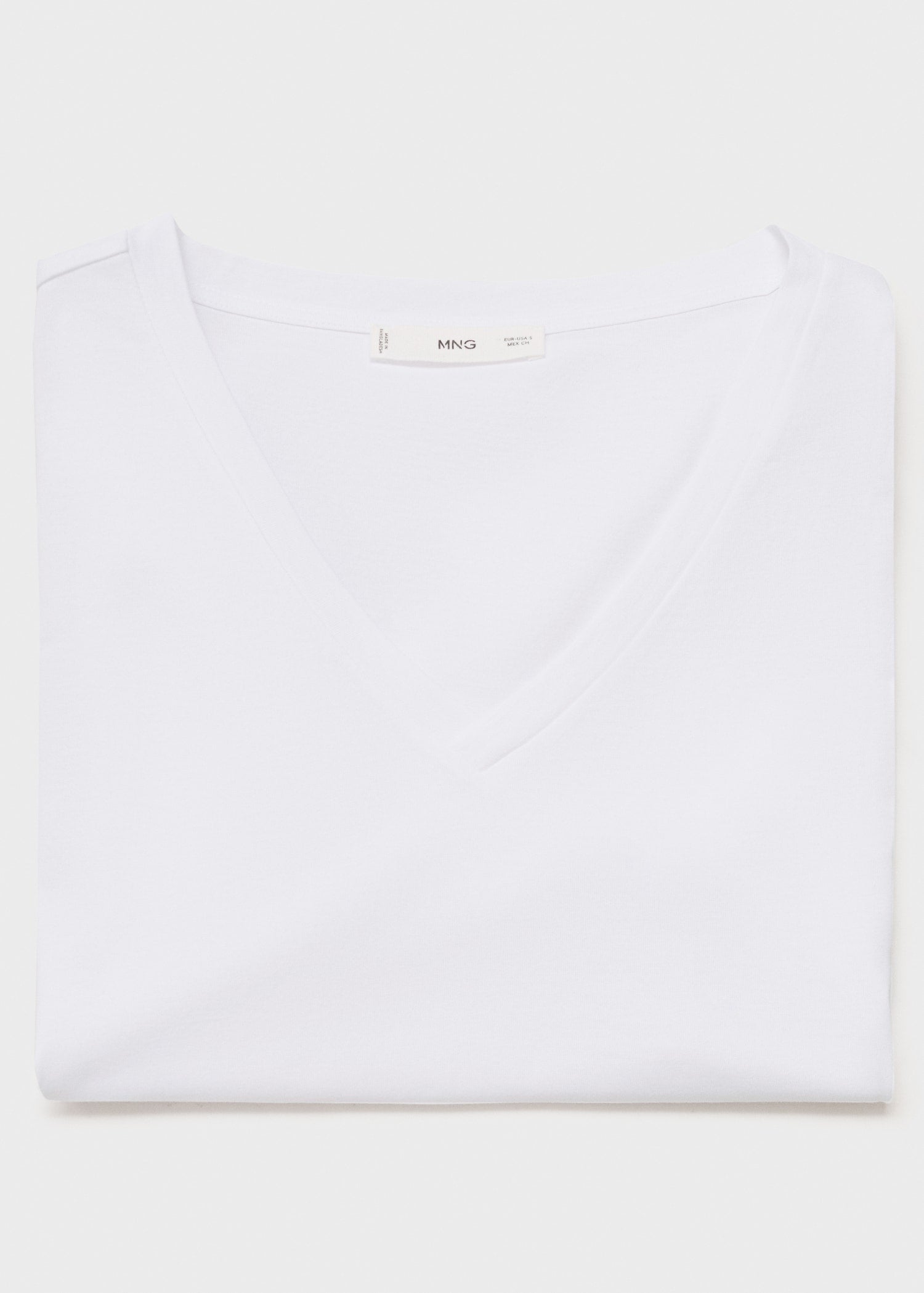 Mango t-shirt chalspic in White - D8