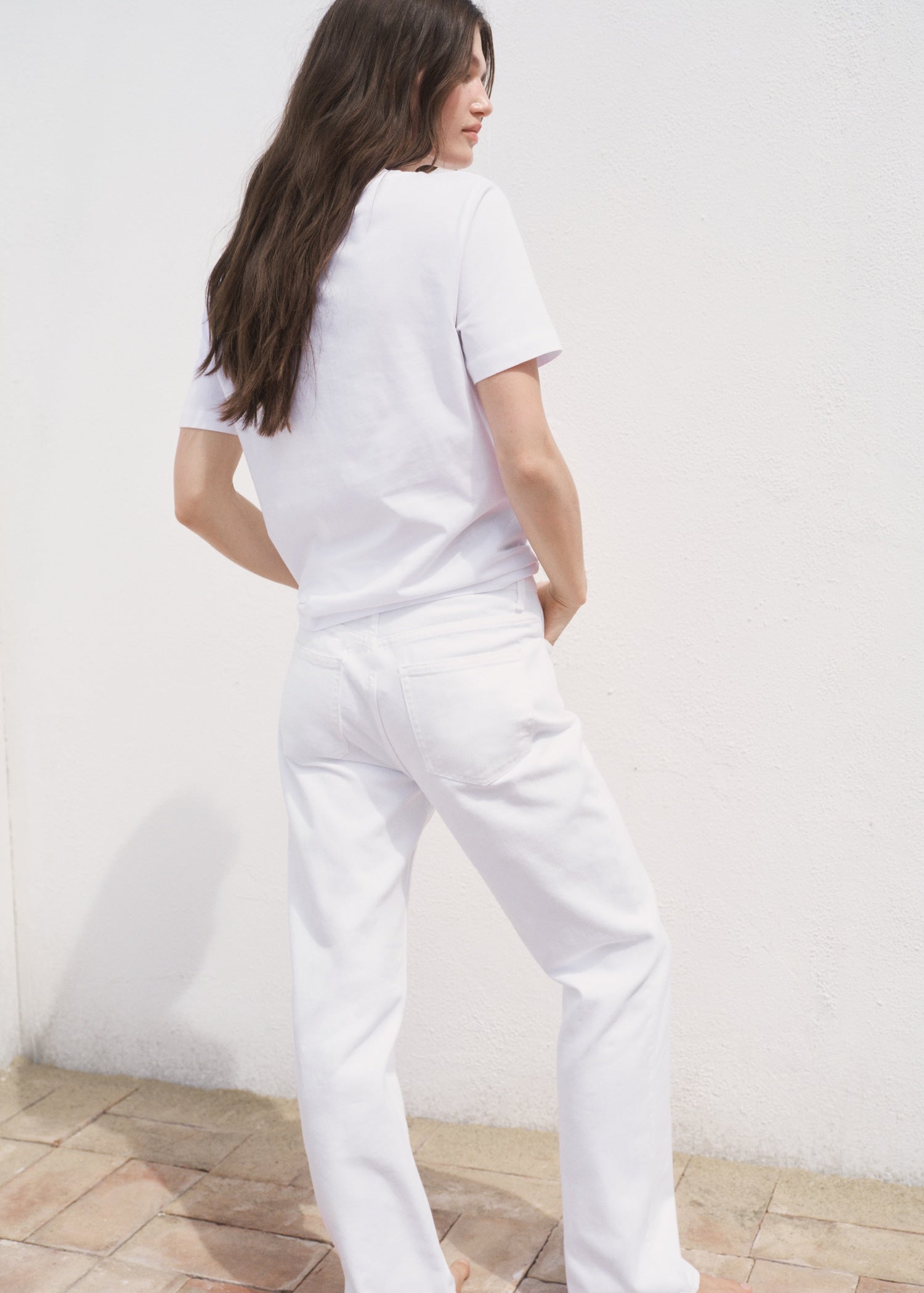 Mango t-shirt chalspic in White - R