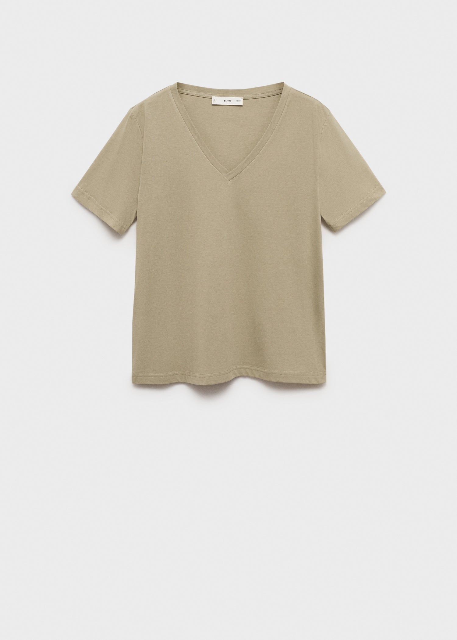 Mango t-shirt chalspic in Khaki - B