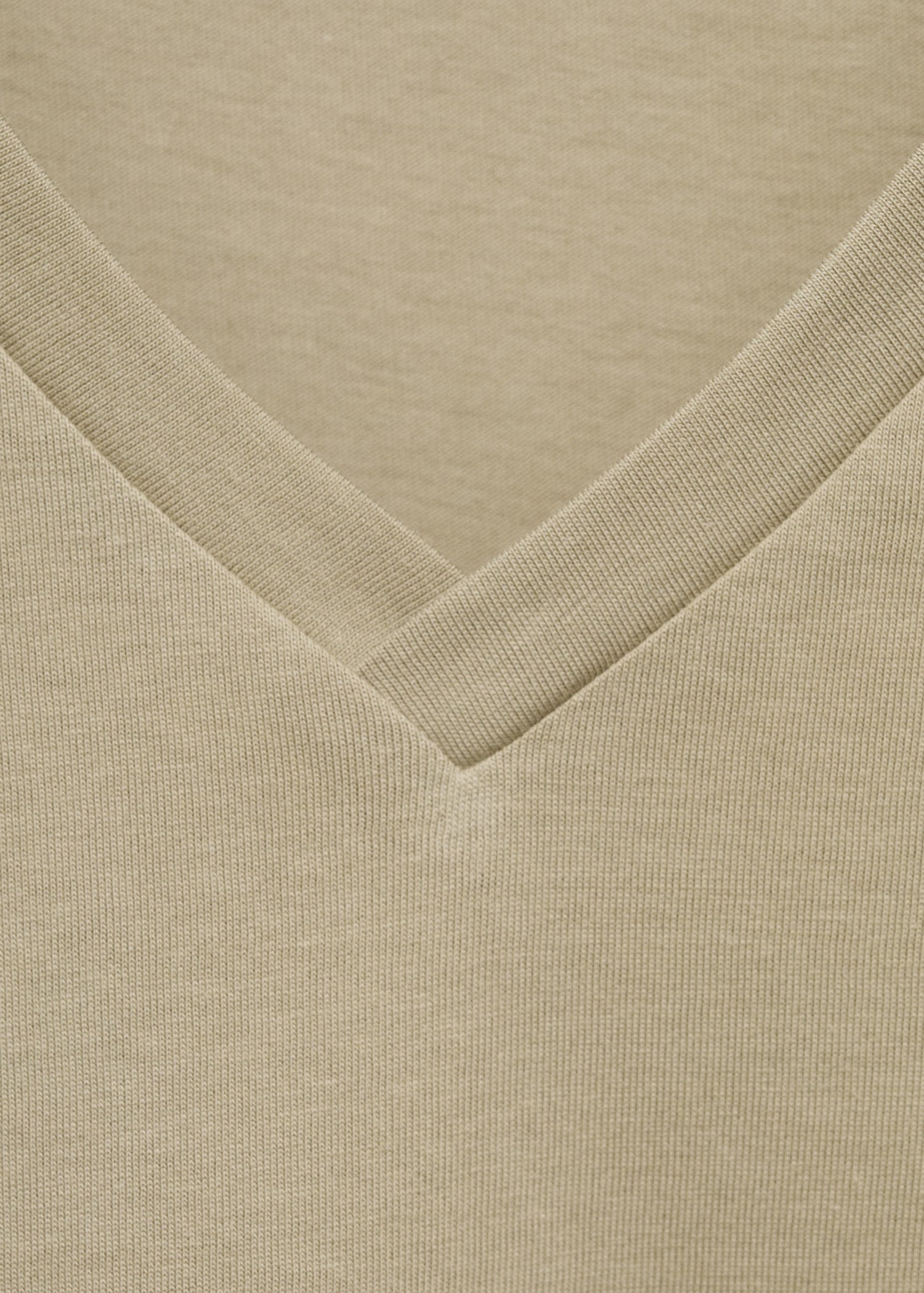 Mango t-shirt chalspic in Khaki - D8