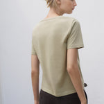 Mango t-shirt chalspic in Khaki - R