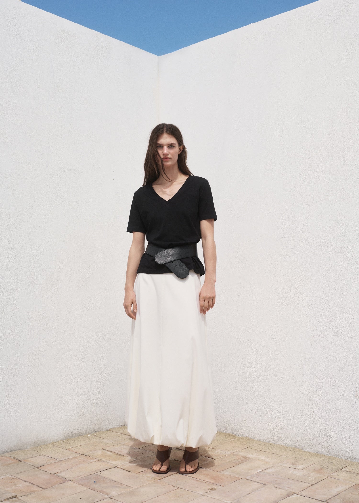 Mango t-shirt chalspic in Black - 99999999_01