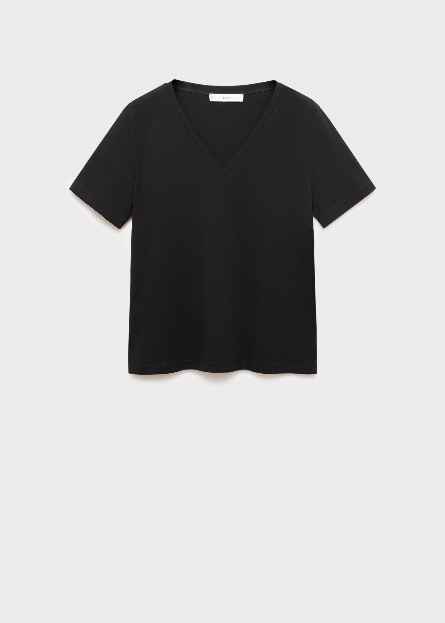 Mango t-shirt chalspic in Black - B