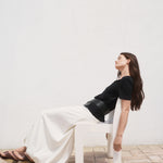 Mango t-shirt chalspic in Black - D2