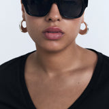 Mango t-shirt chalspic in Black - D4