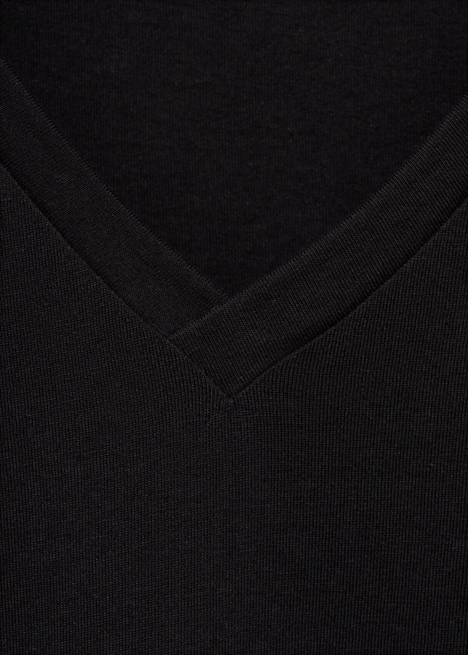 Mango t-shirt chalspic in Black - D8
