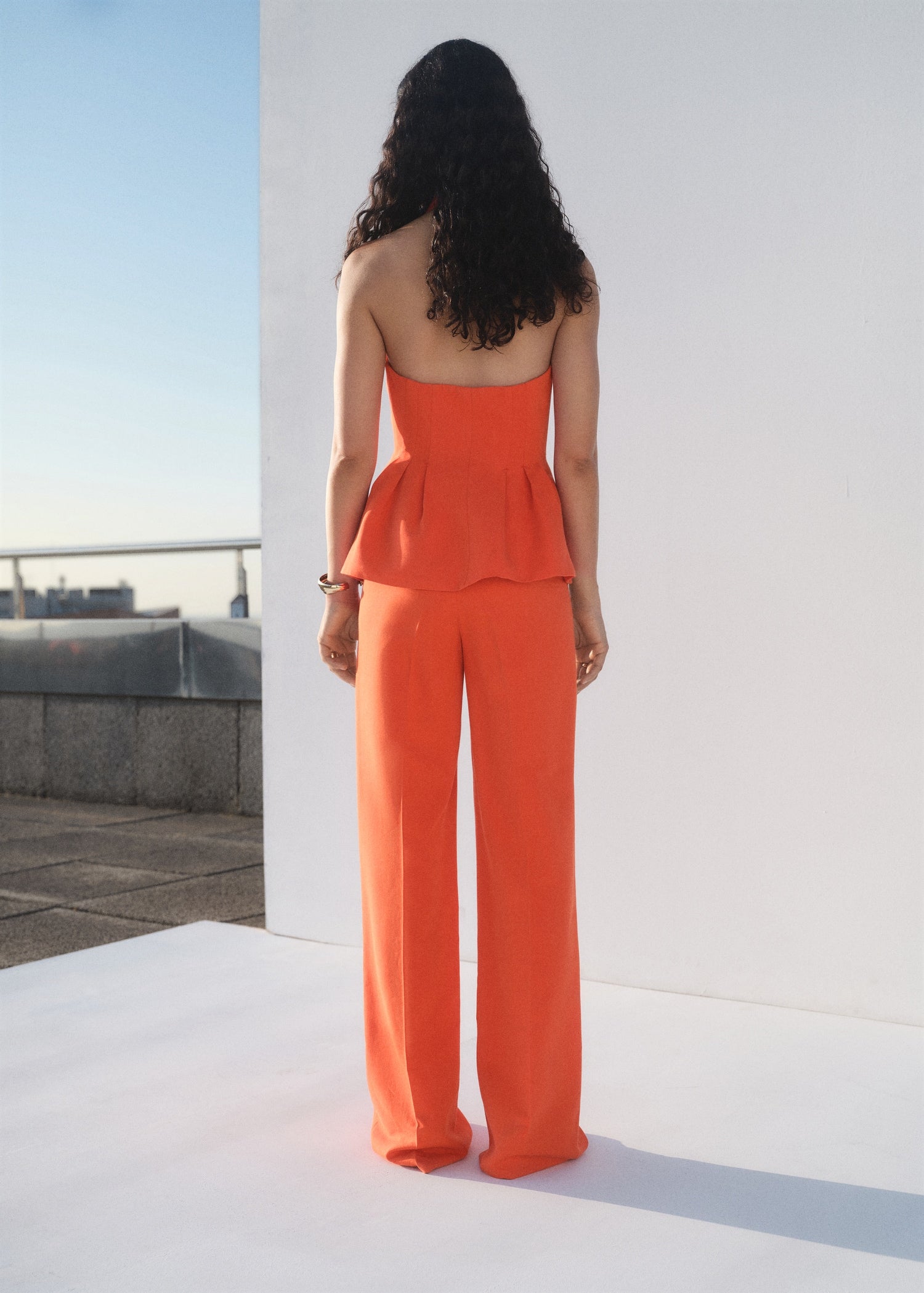 Mango trousers miso in Coral - R
