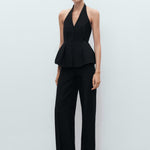 Mango trousers miso in Black - 99999999_01