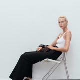 Mango trousers miso in Black - D2