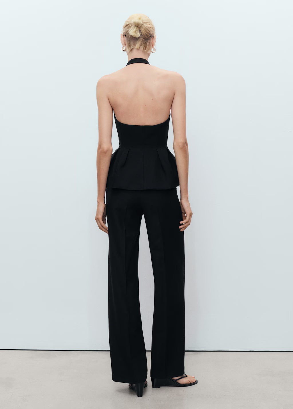 Mango trousers miso in Black - R
