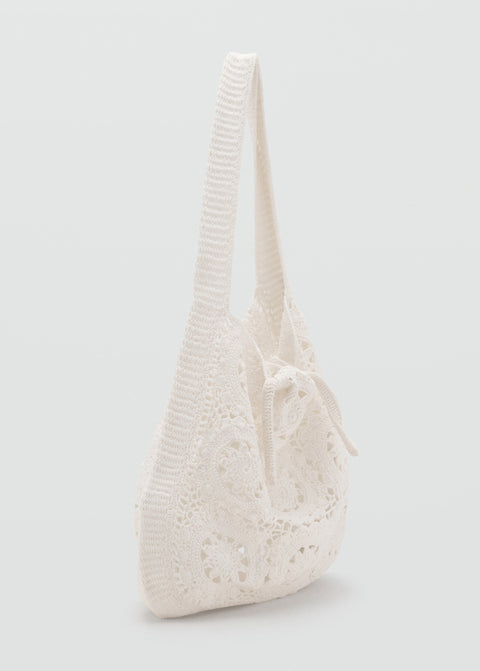 Mango shoulder bag nona in white