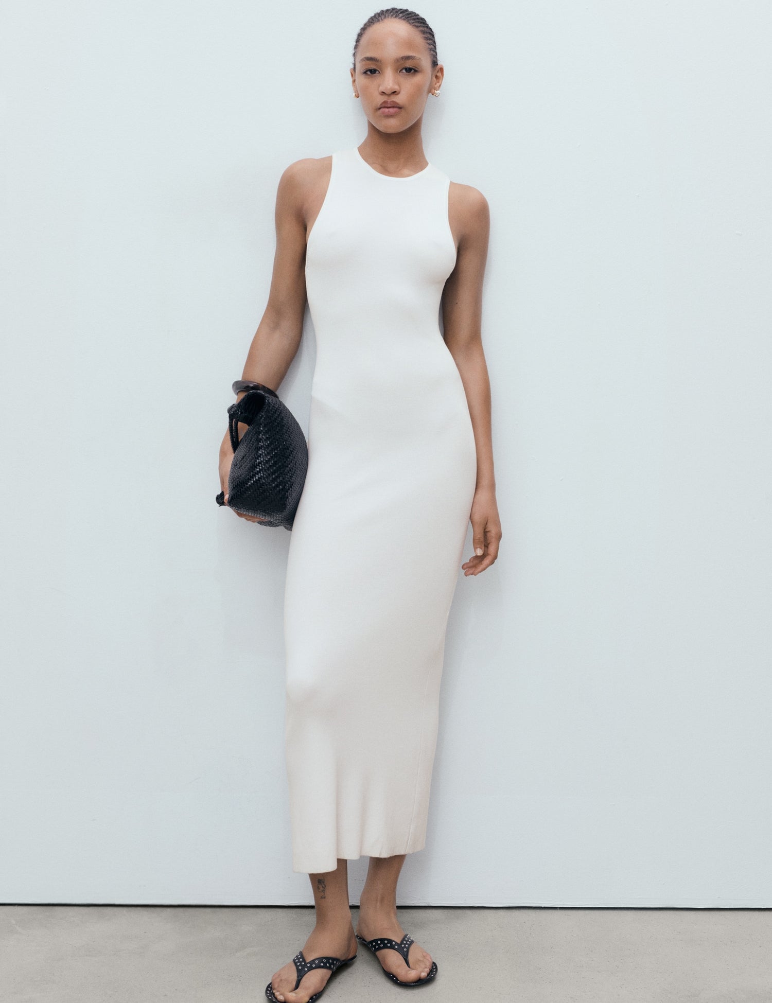 Mango dress perales in White - 99999999_01