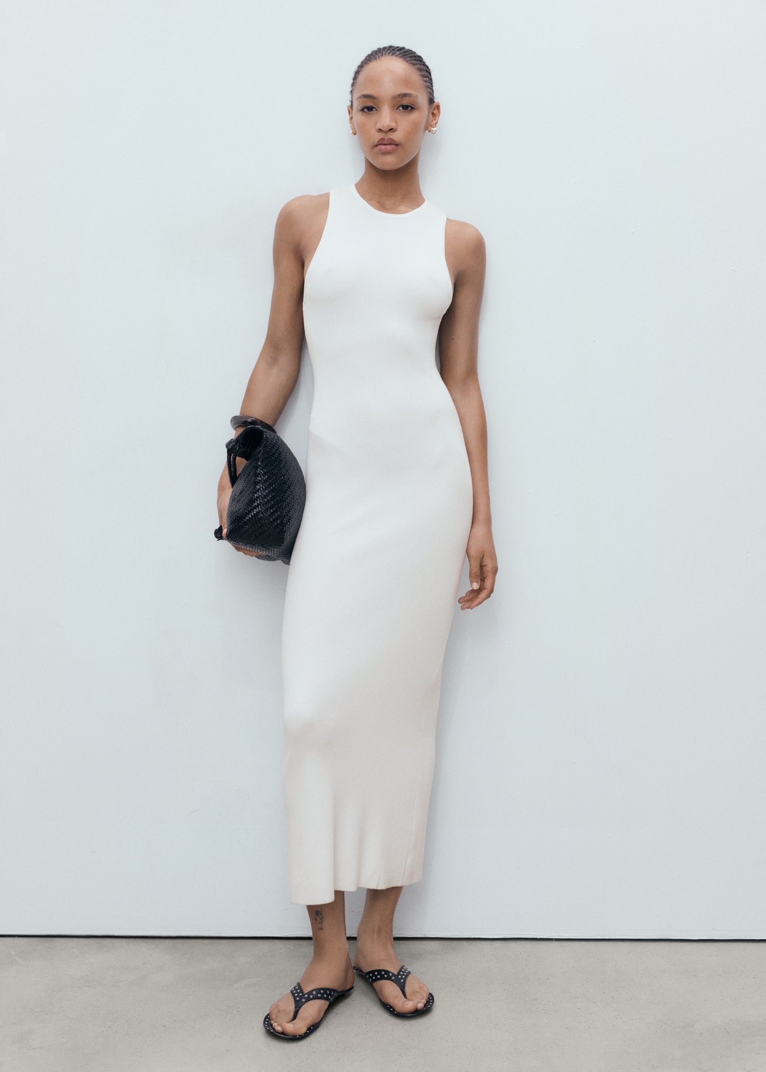 Mango dress perales in White - 99999999_01