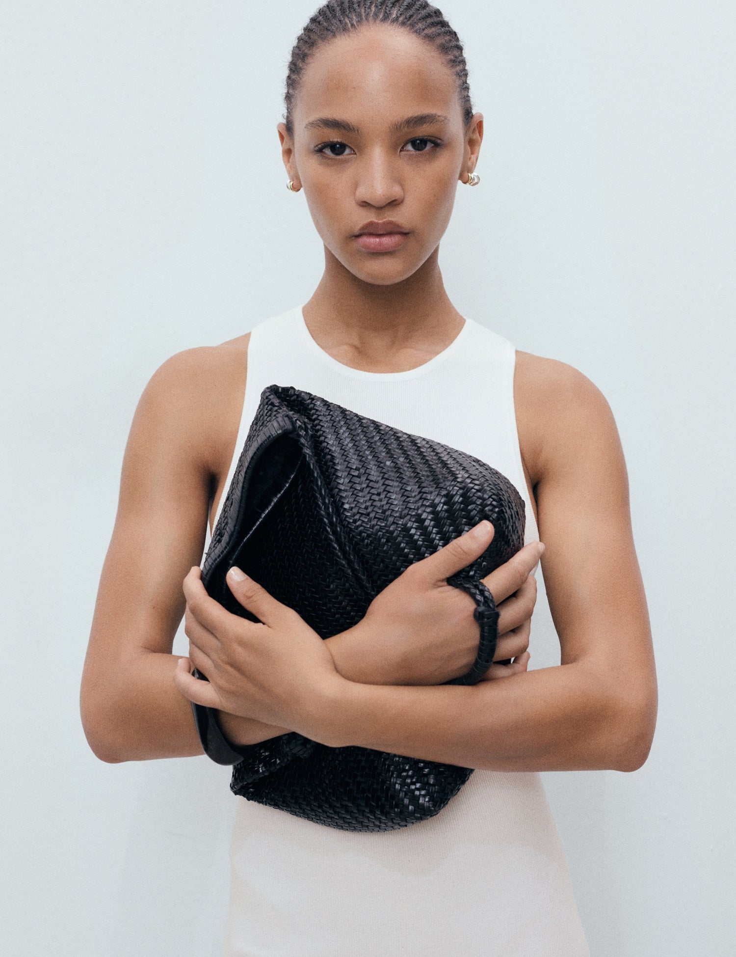 Mango dress perales in White