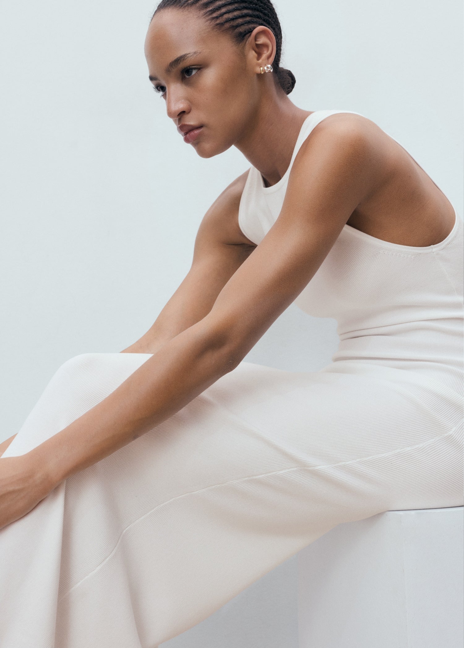 Mango dress perales in White - D4