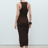 Mango dress perales in Chocolate - R