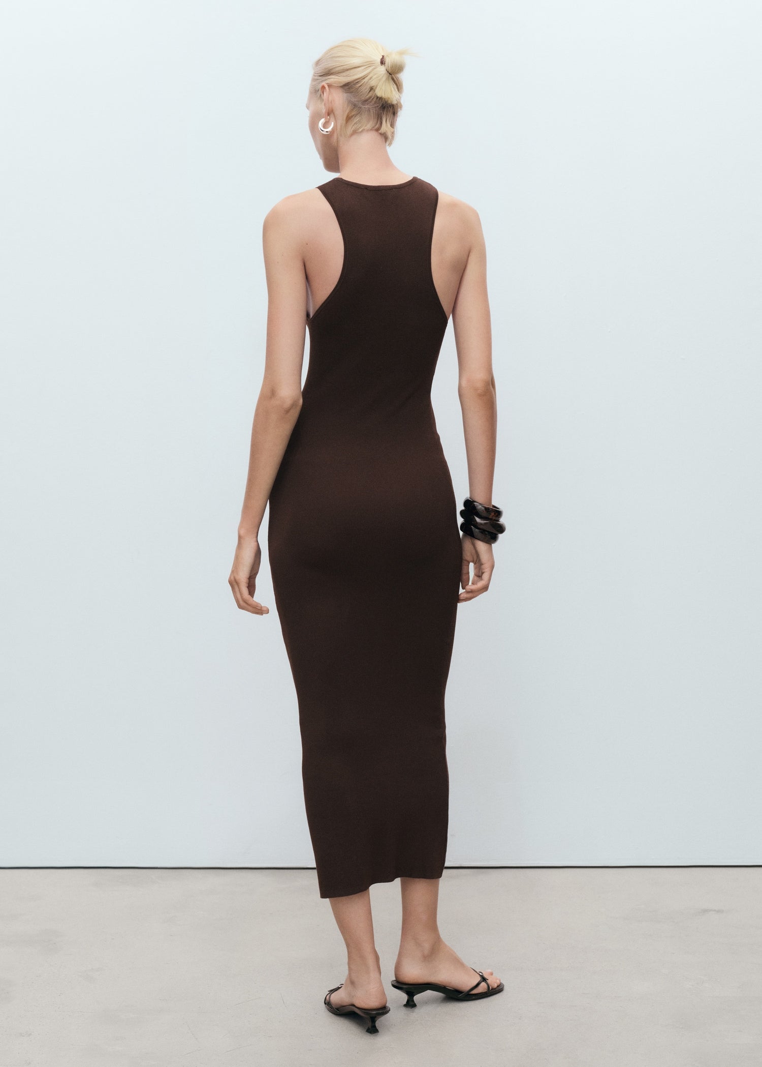 Mango dress perales in Chocolate - R