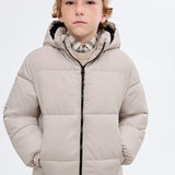 Mango puffer coat america in Sand