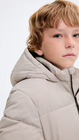 Mango puffer coat america in Sand - D1