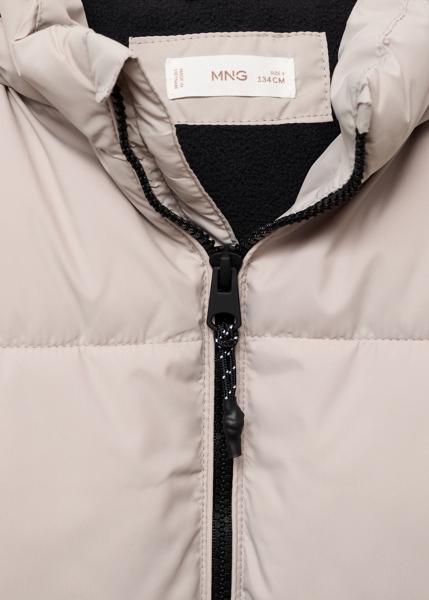 Mango puffer coat america in Sand - D8