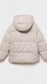 Mango puffer coat america in Sand - R