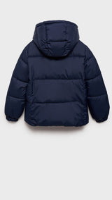 Mango puffer coat america in Navy - R