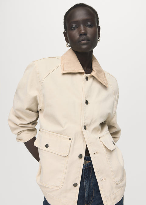 Mango jacket newrio in raw