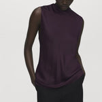 Mango blouse mart in Burgundy